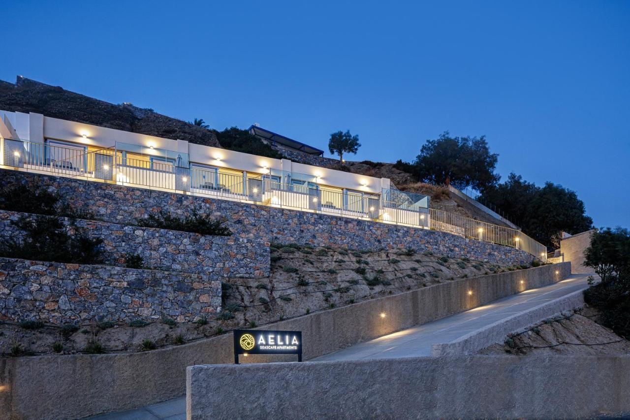 Aelia Seascape Apartments Plakiász Kültér fotó